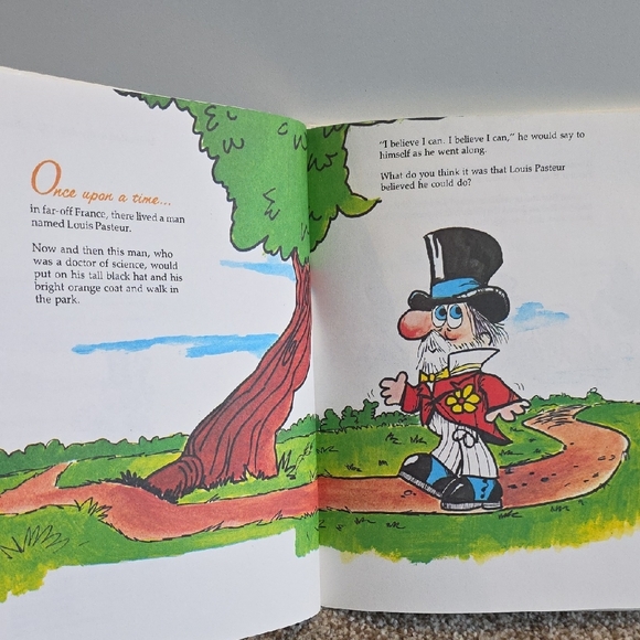 The Value of Believing in Yourself Book - The Story Of Louis Pasteur - Vintage - Picture 4 of 6